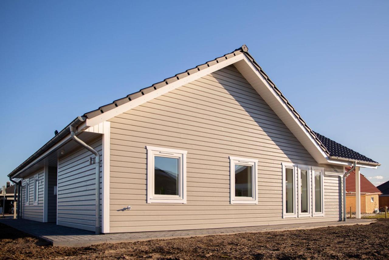 Dänisches Blockhaus direkt am Wangermeer Schillig Exterior foto
